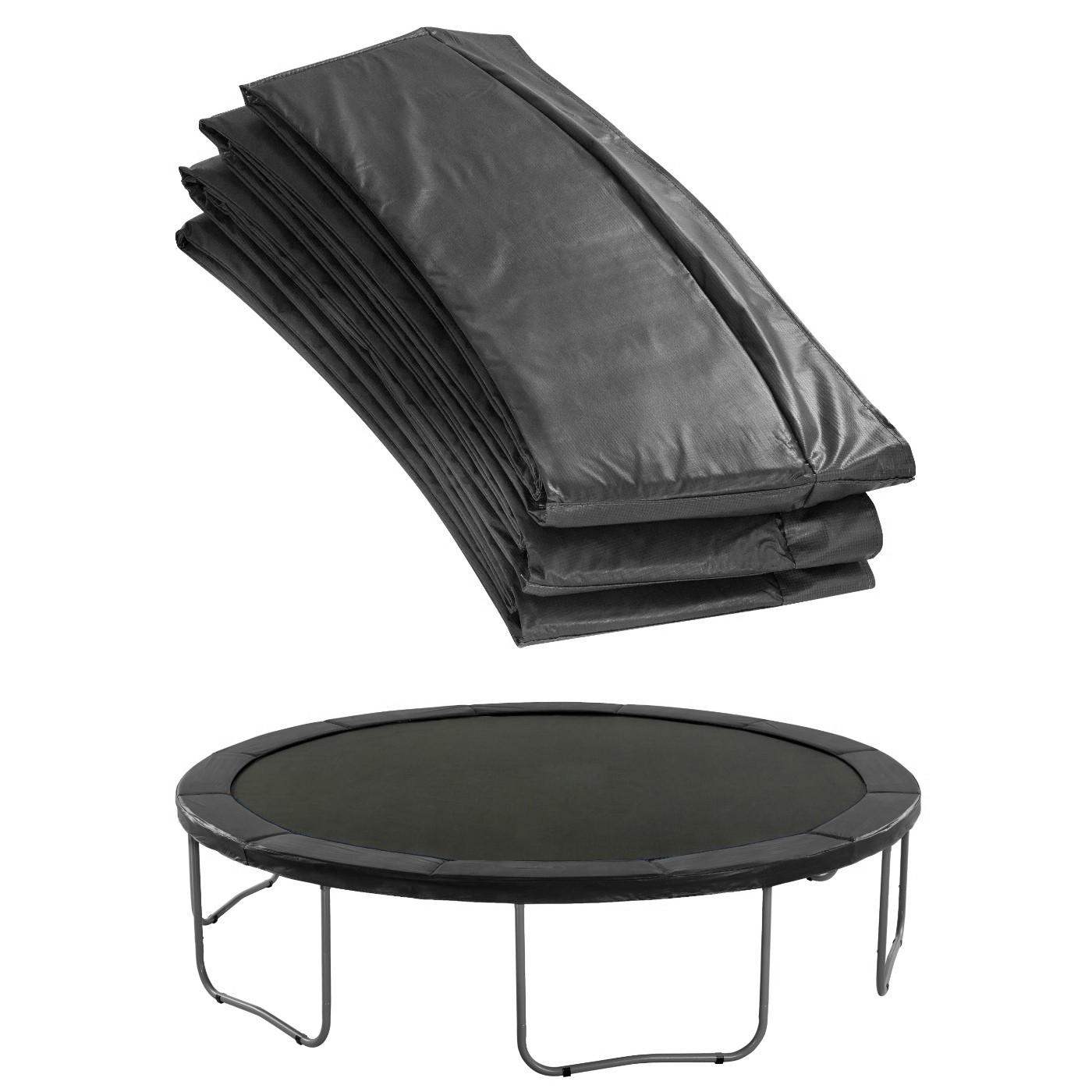 Moxie Super Spring Cover - Safety Pad for 457cm 15ft Round Trampoline Frame | Black