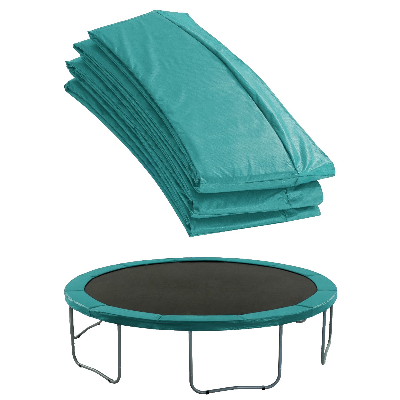 Moxie Super Spring Cover - Safety Pad for 427cm 14ft Round Trampoline Frame | Dark Green