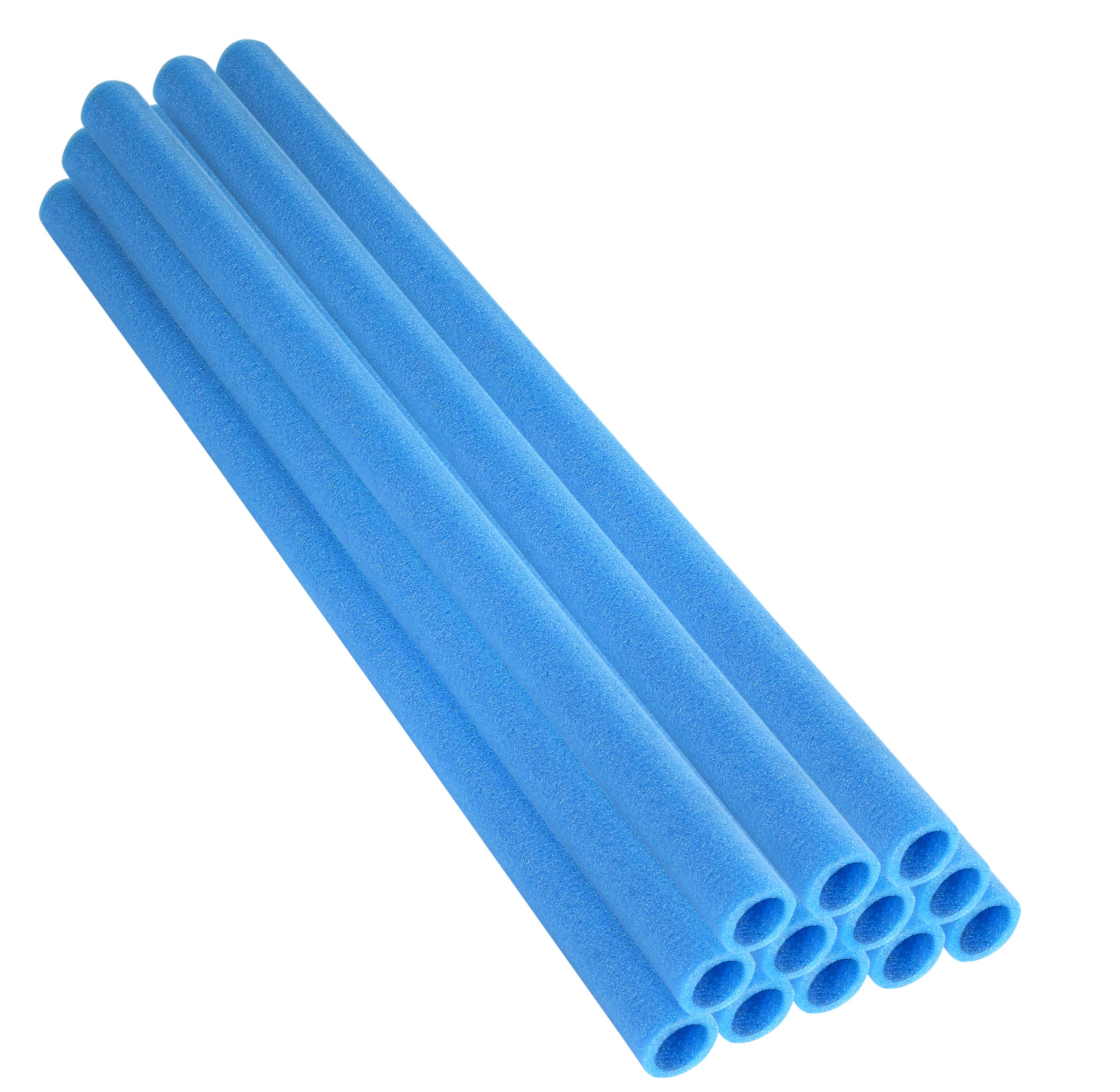 33 Inch Trampoline Pole Foam Sleeves, fits for 1" Diameter Pole - Set of 12 - Blue