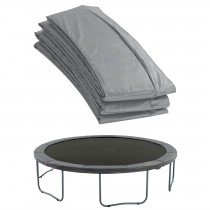 Moxie Super Spring Cover - Safety Pad for 427cm 14ft Round Trampoline Frame | Grey