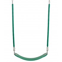 Swingan - Belt Swing For All Ages - Soft Grip Chain - Fully Assembled - Green