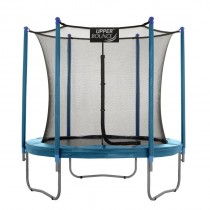 9Ft Large Trampoline and Enclosure Set | Garden & Outdoor Trampoline with Safety Net, Mat, Pad | Aquamarine