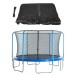 Trampoline Replacement Enclosure Safety Net for 8 ft. Round Frames using 6 Bent Poles and Top Ring - Net Only