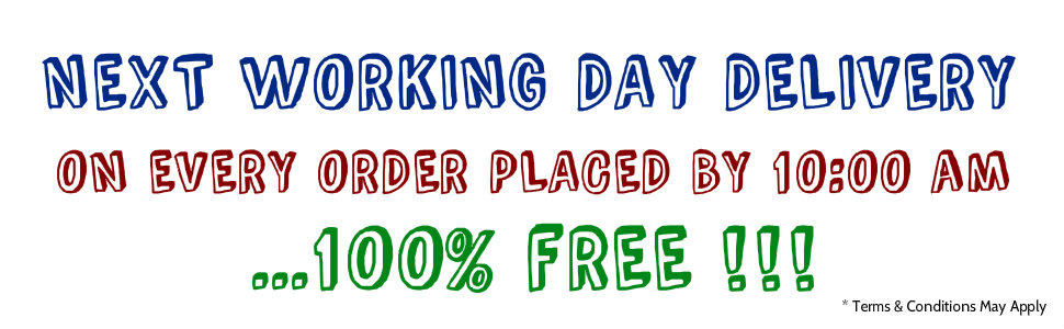 Free Next Day Delivery